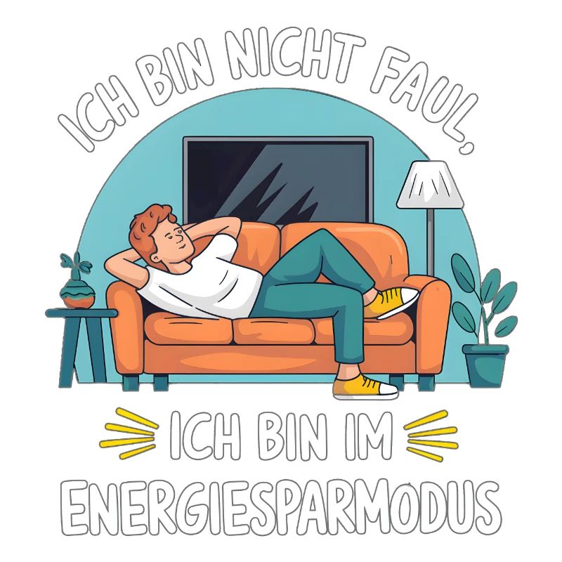 Power Saving Mode Humor Design