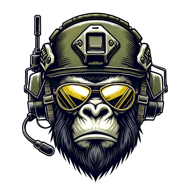 Gorilla Militär Design