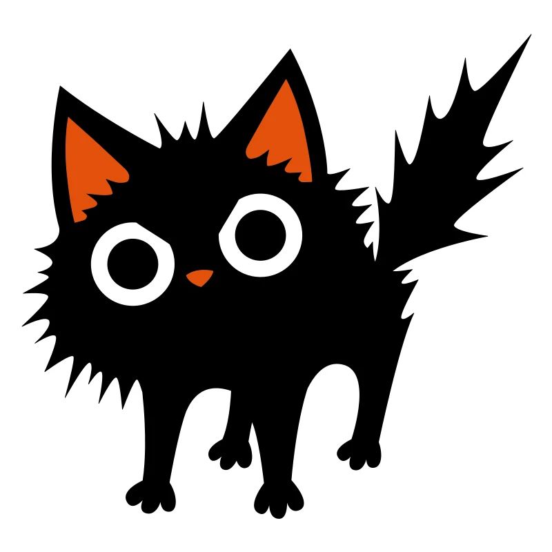 Schwarze Katze