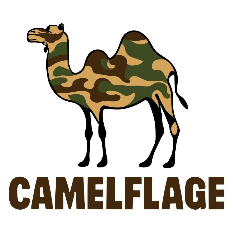 Camelflage Kamel Lustige Sprüche Tiere