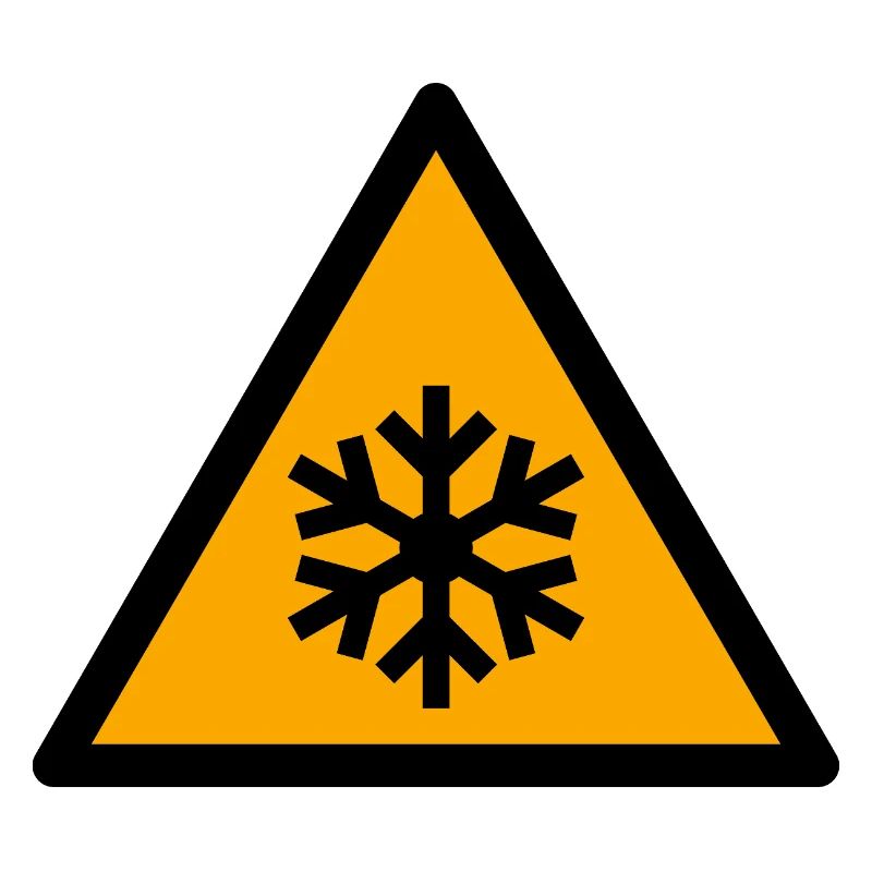 Glacé | Flocon de neige en triangle
