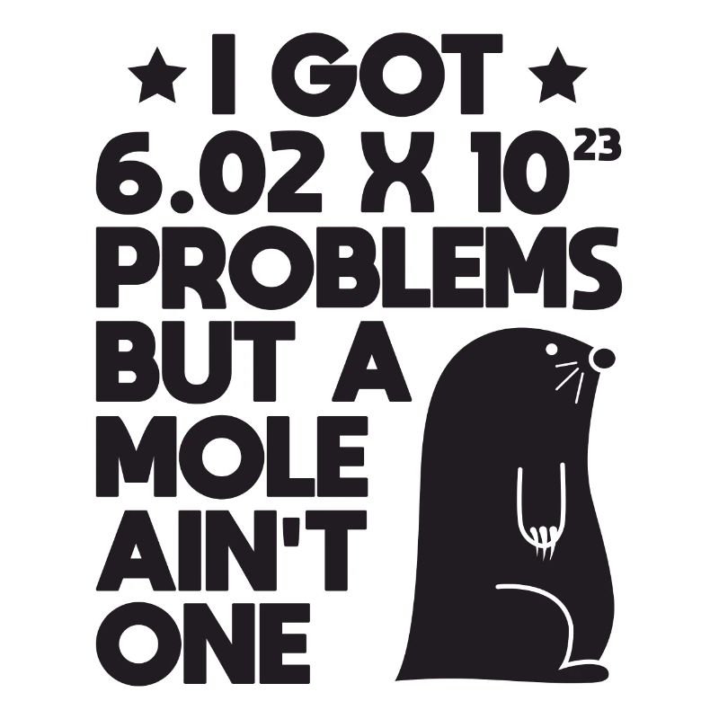 Mole Day Problems Avogadro's Number Gift