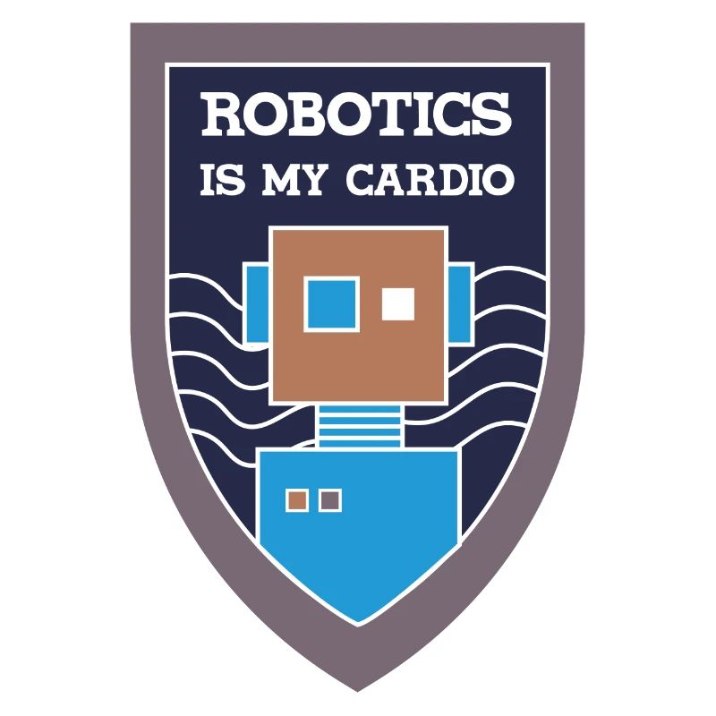 Robotik als Cardio Ironic Spruch Ingenieur Robots