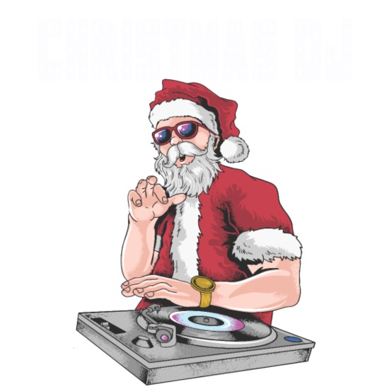 Dj Santa Claus Funny Christmas Evening Costume' Two-Tone Mug | Spreadshirt