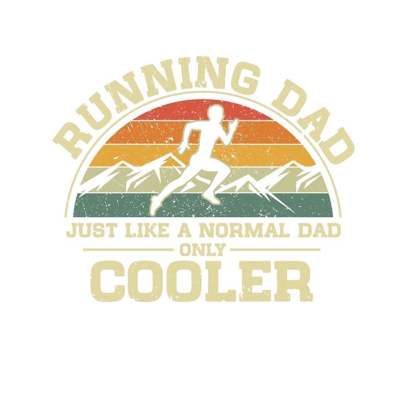 Courir papa comme un papa normal seulement plus cool