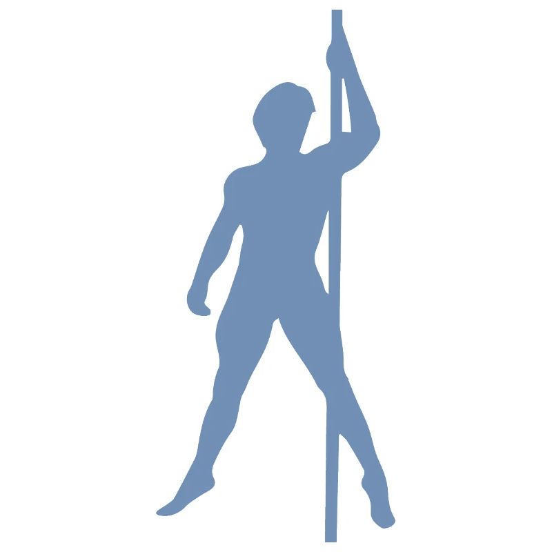 Men Silhouette Pole Dance Exotic Dance