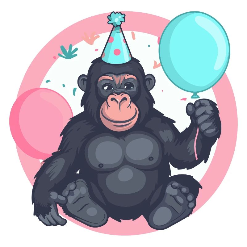 Gorille Anniversaire Bébé