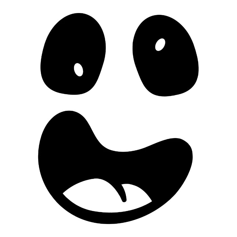 Funny ghost face