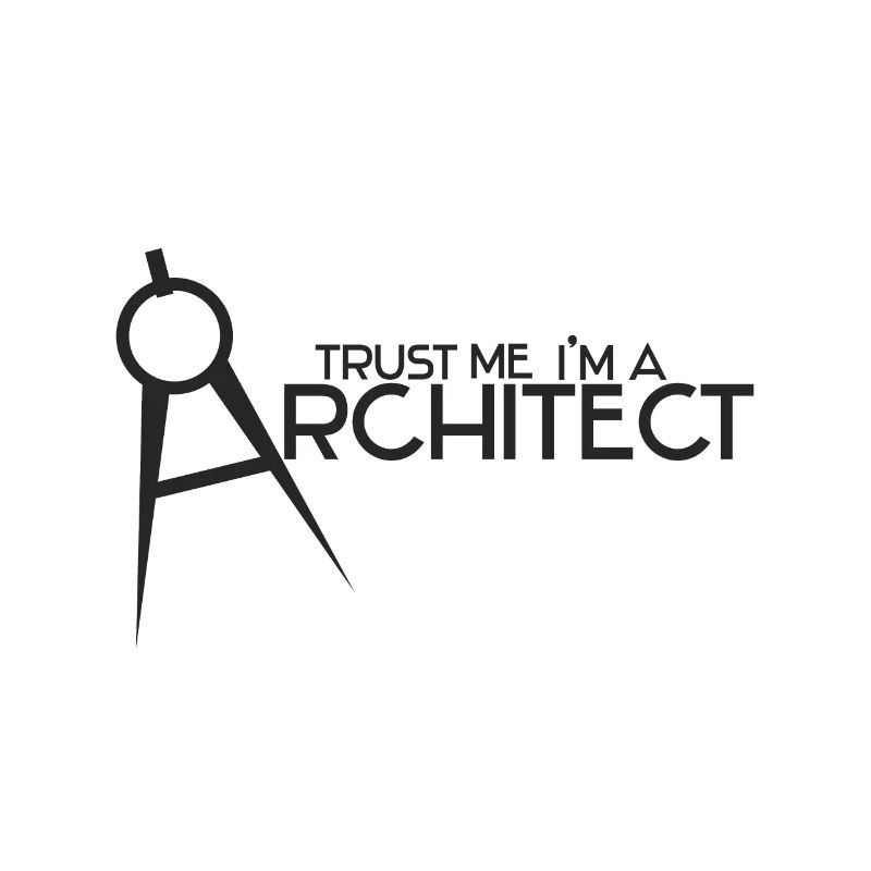 Je suis un architecte! Patron d'idée de construction