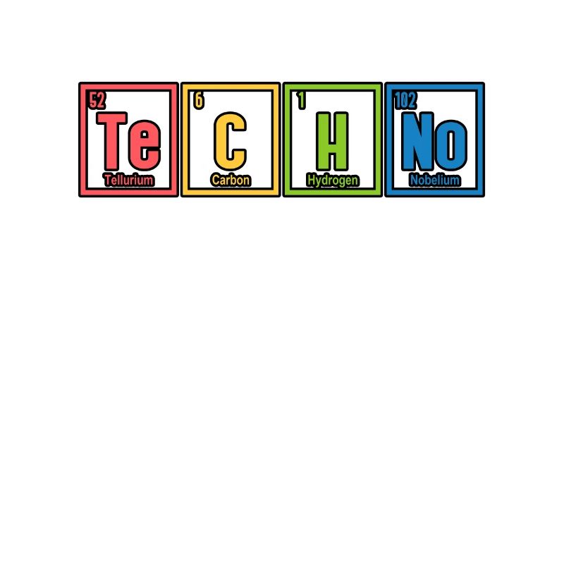 Rave Techno Periodic Table