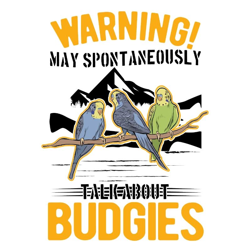 May spontaneously talk about Budgie's budgerigar