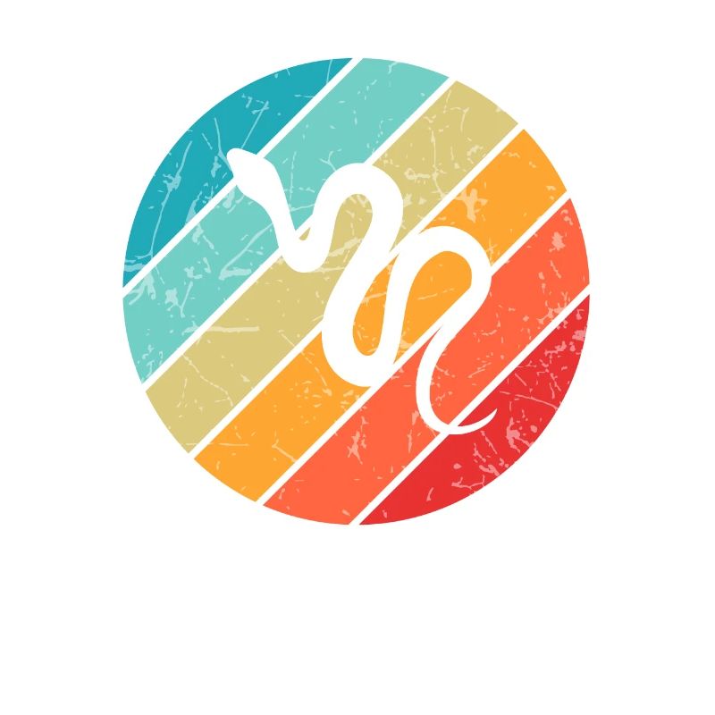 Snake Retro Reptile Python Idée cadeau