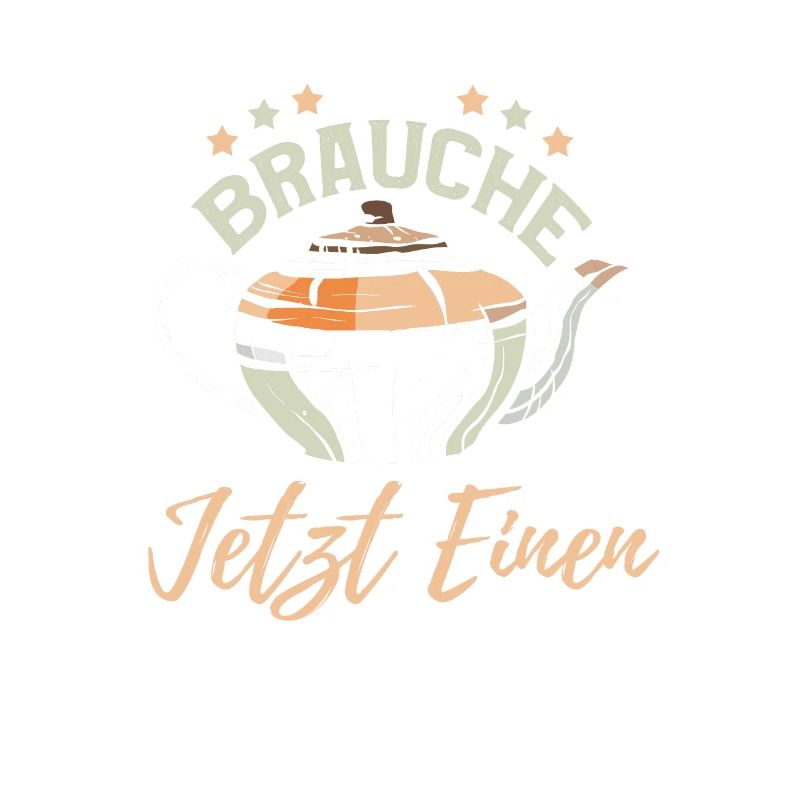 Lustiges gemütlich Bio Tee Trinker Spruch design
