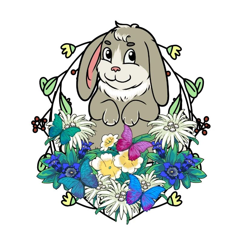 Early Spring Rabbit Easter Happy Easter Nature