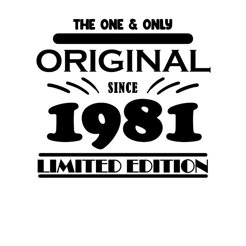 1981 - Année de construction 1981 - Naissance 1981