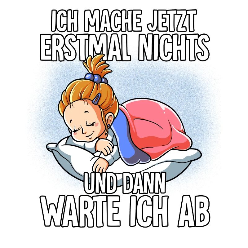 Langschläfer Mädchen Müde Schlaf