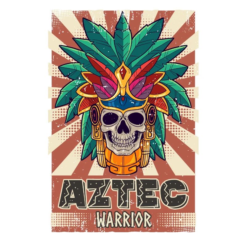 Guerrier aztèque mexicain Aztèques