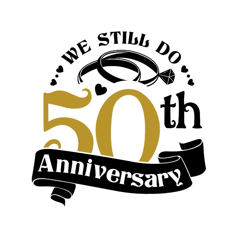 50. Hochzeitstag Ehemann Ehefrau Ehe