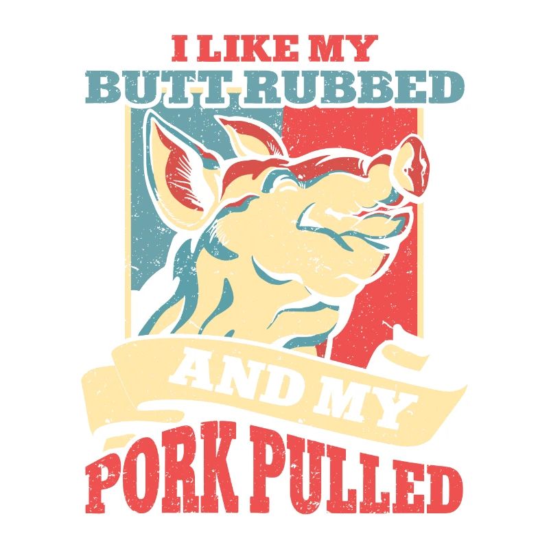 BBQ Pulled Pork Schwein Grill