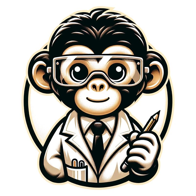 Singe mignon scientifique