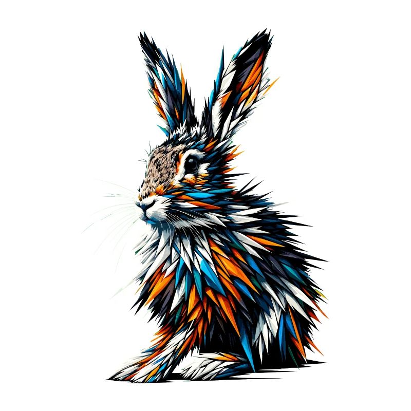 Polygon Art Jackrabbit Jackrabbits