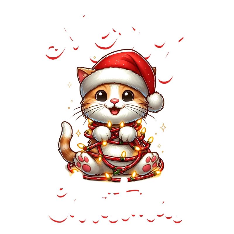 Chat de Noël Joyeux Noël