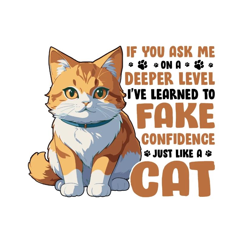 Funny cat saying
