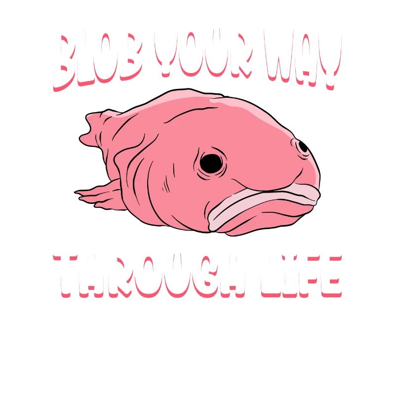 Drôle de poisson Blobfish mignon