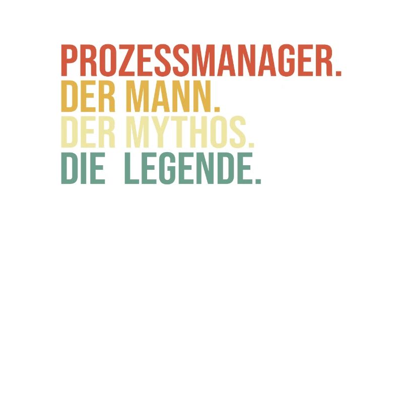 Prozessmanager Mann Mythos Legende Process Manager