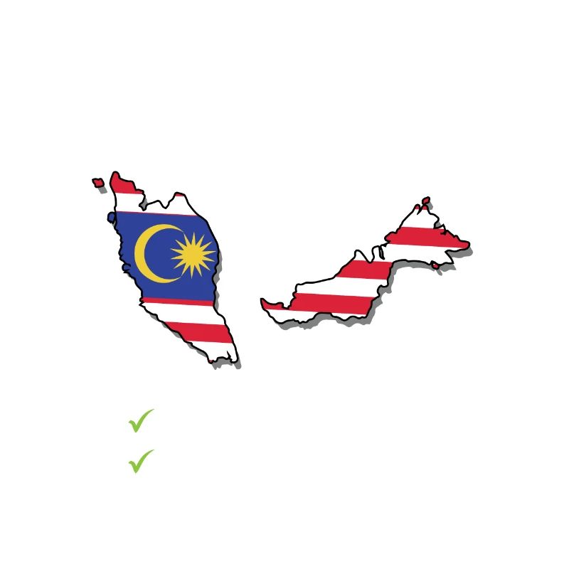 Voyage à destination de la Malaisie Drapeau malaisien