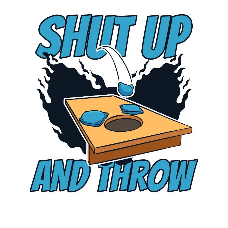 Shut Up And Throw Boards Bean Bag Game