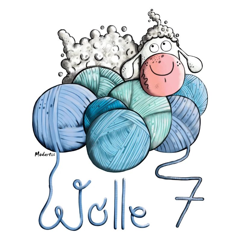 Schaf auf Wolle 7