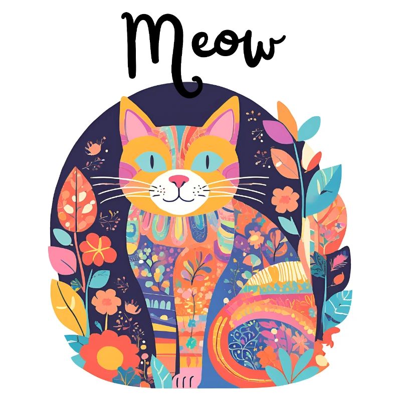 Bunte Katzen-Patchwork-Anthologie