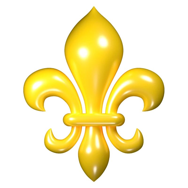 Fleur de Lys jaune
