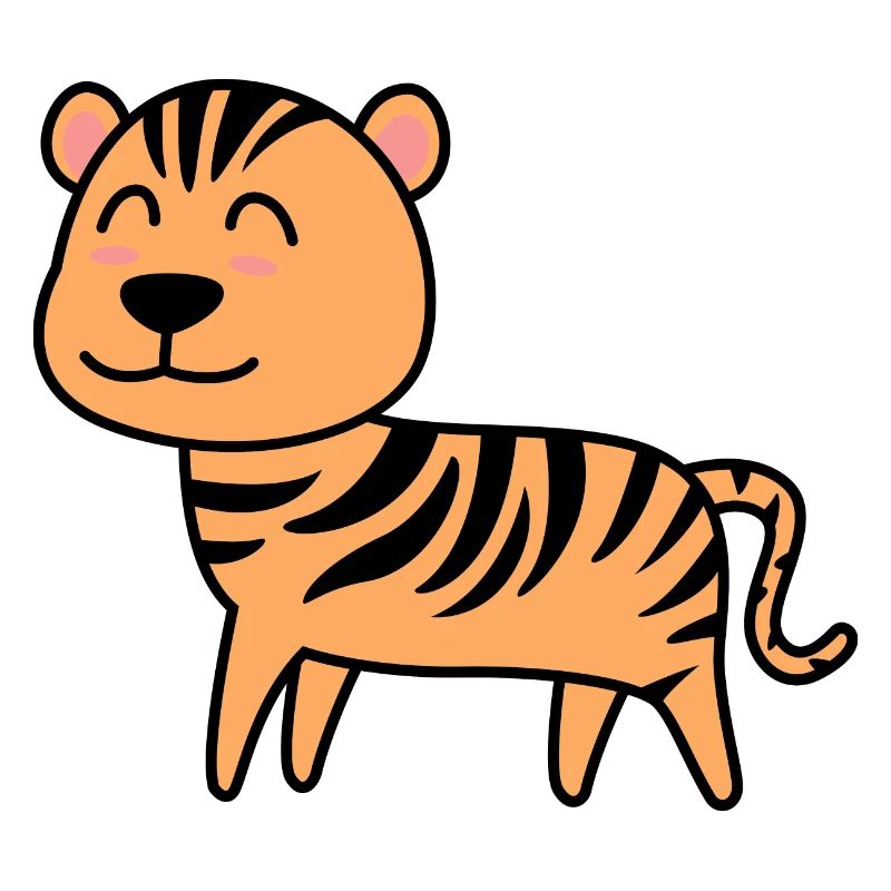Tiger Comic Animal