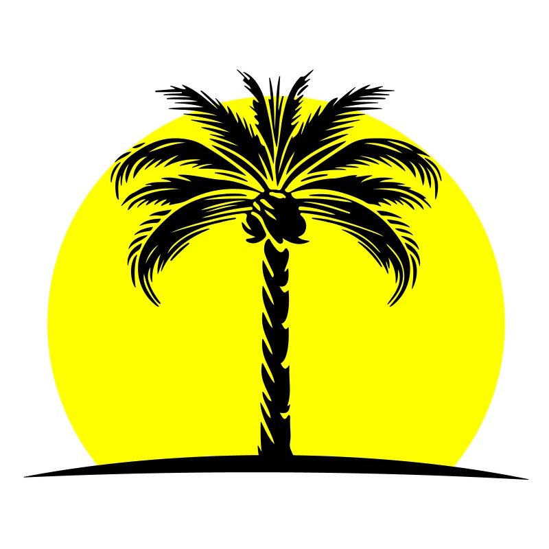 Palm Silhouette Island