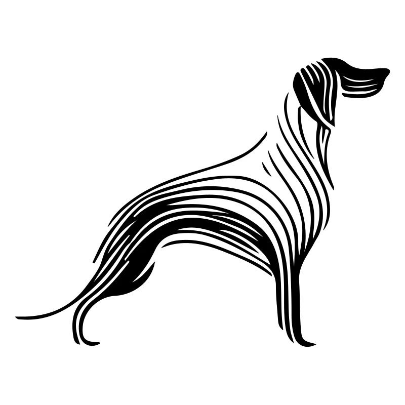 Silhouette de chien