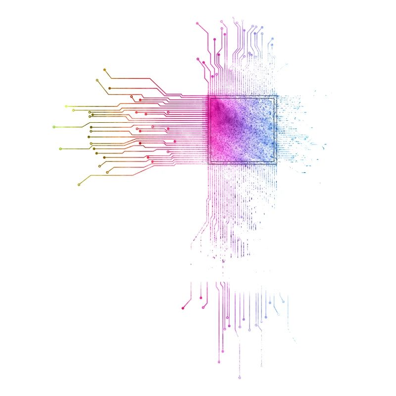 Programmierer CPU Motiv
