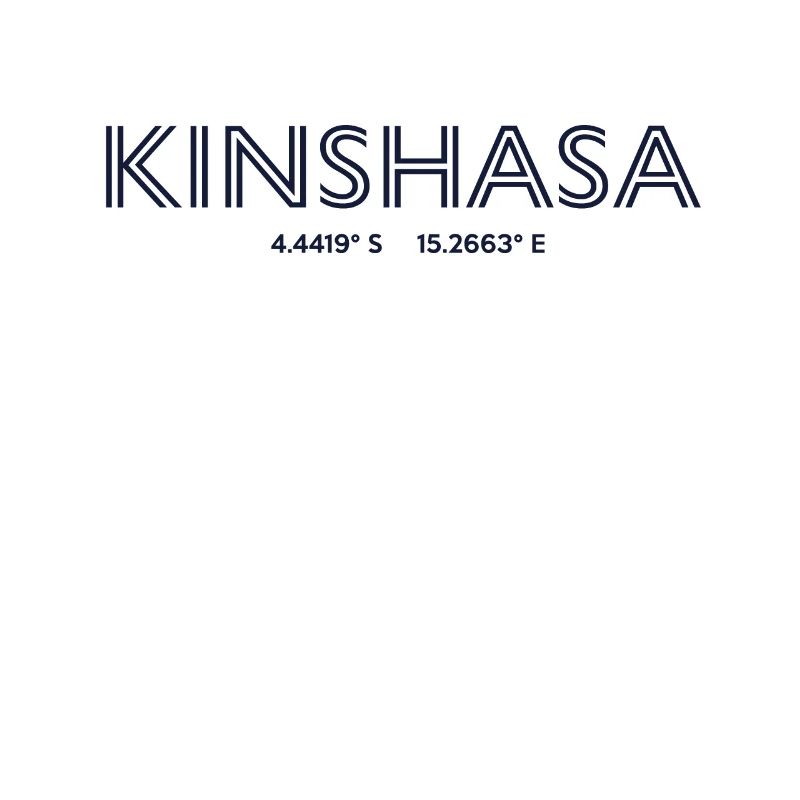 Congo City Coordinates - Kinshasa