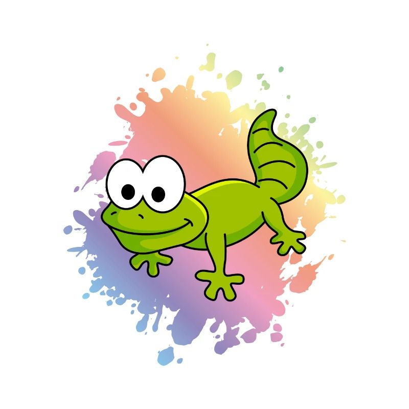 Gecko Comic Animal