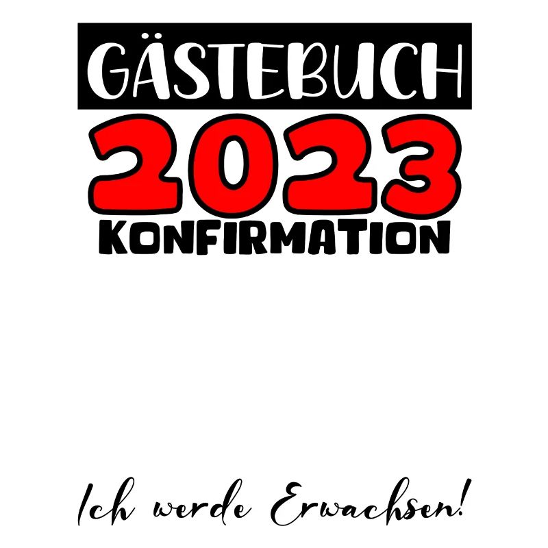 Konfirmation 2023 Gästebuch Mädchen Jungen Jugend