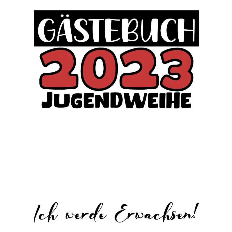 Jugendweihe 2023 Gästebuch Mädchen Jungen Fun Deko