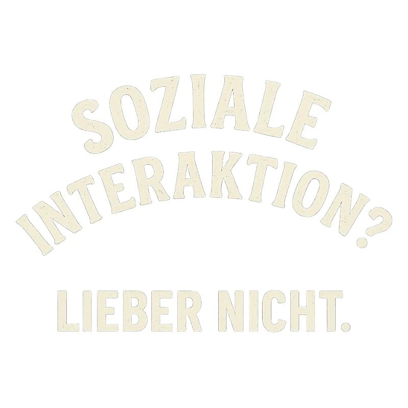 Interaction sociale – Non merci !