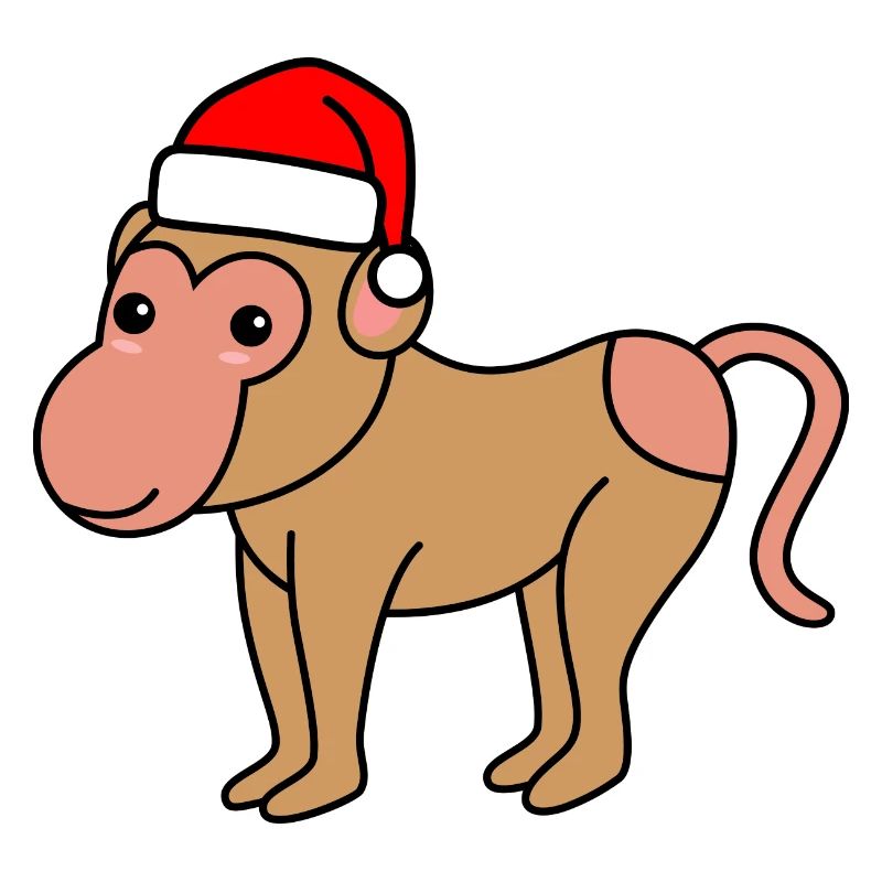 Monkey monkey Christmas Xmas
