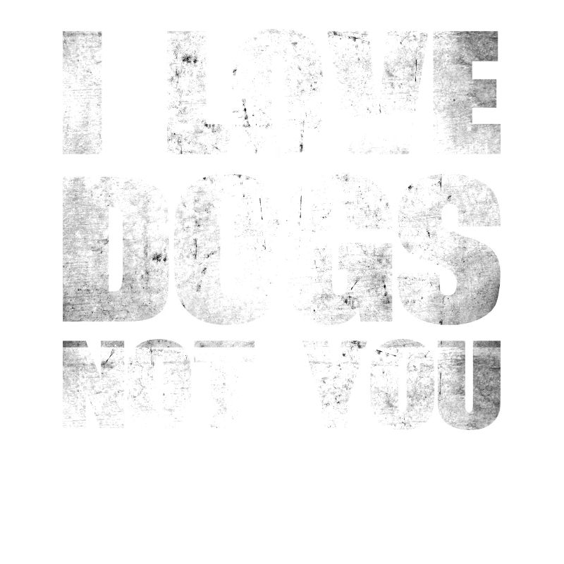 J’aime les chiens, pas vous concevez pour