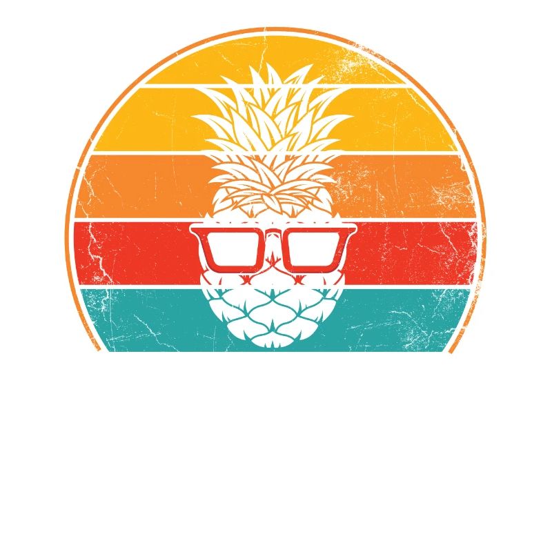 Pineapple sunglasses retro design For
