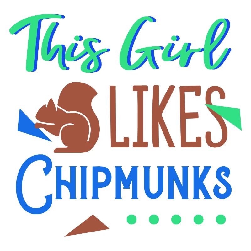 Mädchen mag Streifenhörnchen Waldtier Eichhörnchen