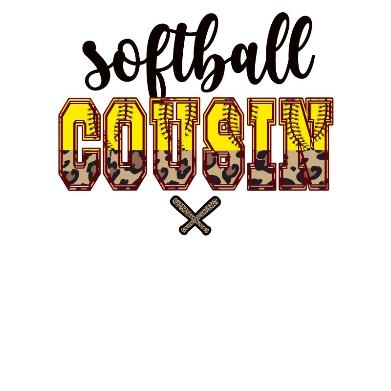 Stolzer Softball-Cousin Eines Softballspielers