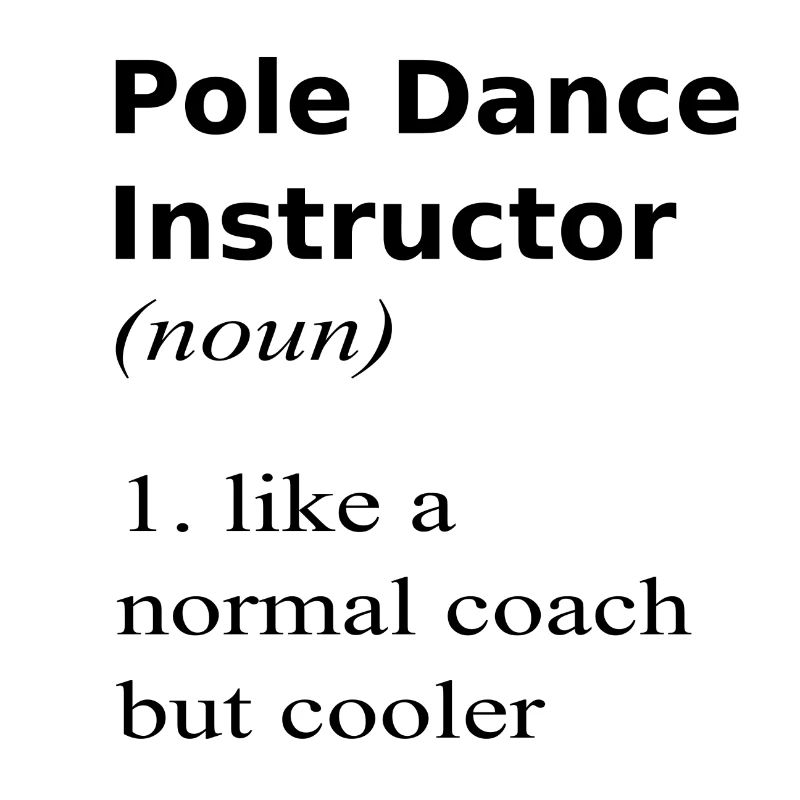 Pole dance instructor