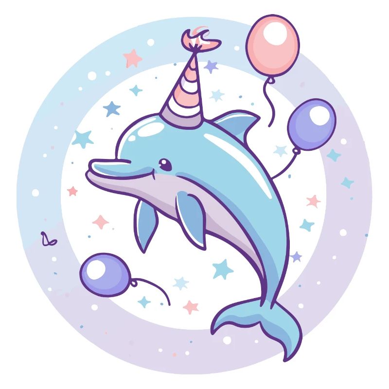 Dauphin Anniversaire Bébé